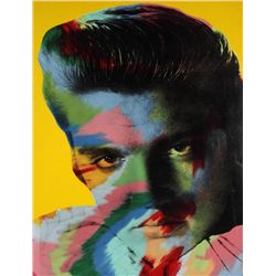 LARGE! ELVIS PRESLEY STEVE KAUFMAN ORIGINAL PRINT