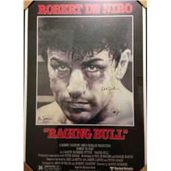 Raging Bull Signed and Framed One Sheet Poster