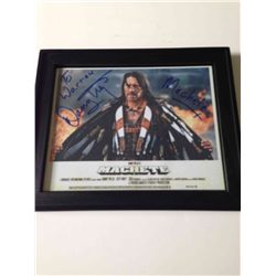 Danny Trejo autographed photo Robert Rodriquez gift set