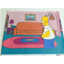 The Simpsons "Homer" Original Animation Cel Framed