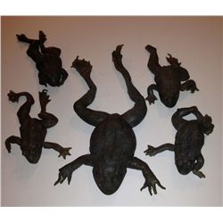 5 Screen used Stunt frogs from Magnolia