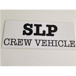 Silver Lining Playbook Parking Pass and Crew Badge