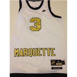 Dwayne wade Autographed College Marquette Jersey
