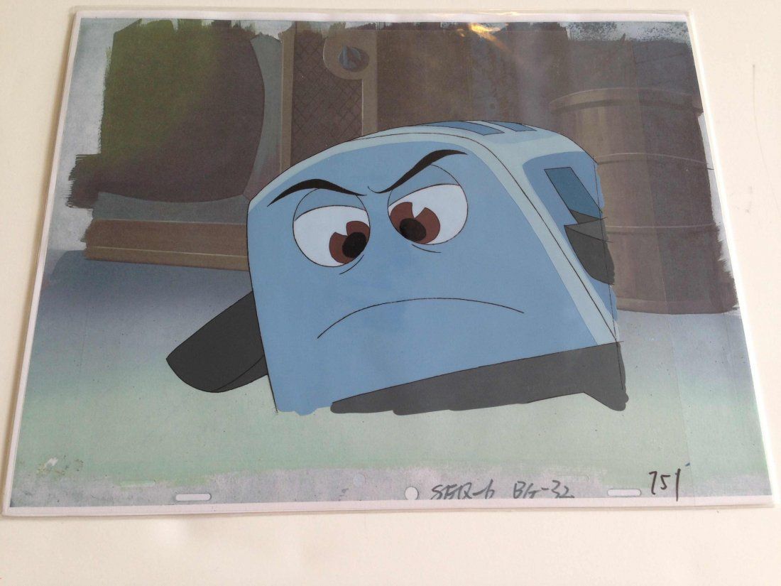 The Brave Little Toaster Original Animation Cel
