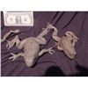 Image 3 : MAGNOLIA COMPLETE SET OF UNPAINTED STUNT TREE BULL FROG & BOTH TOADS SCREEN USED