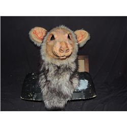 MONSTER RAT WEARABLE FULL HEAD AND NECK MASK WITH FUR