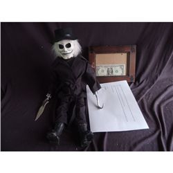 PUPPET MASTER X AXIS RISING HERO BLADE ROD PUPPET SCREEN USED & MATCHED FULL MOON