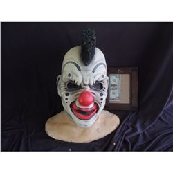 EVIL MOHAWK CLOWN UNRELEASED FULL HEAD MASK MASTER FOAM FILLED LATEX