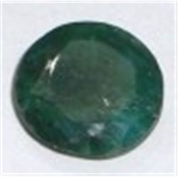 12.15 CARAT EMERALD ROUND CUT/FACETED & POLISHED GEMSTONE!! GEMSTONE CAME OUT OF SAFE BOX!!