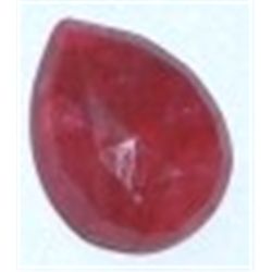 11.50 CARAT RUBY PEAR CUT/FACETED & POLISHED PRECIOUS GEMSTONE!! GEMSTONE CAME OUT OF SAFE BOX!!