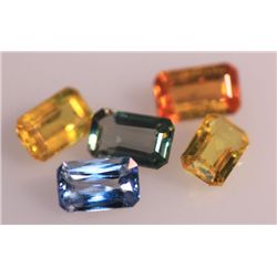 1.74 CTW MULTISAPPHIRE EMERALDCUT 3X5mm