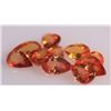 Image 1 : 4.16 CTW ORANGE SAPPHIRE PEARSHAPE 4X6mm