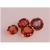Image 2 : 3.41 CTW ORANGE SAPPHIRE ROUND 4X4mm
