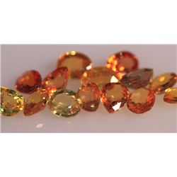 5.84 CTW MULTISAPPHIRE OVAL 5X4 mm