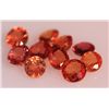 Image 2 : 3.23 CTW ORANGE SAPPHIRE ROUND 4X4mm