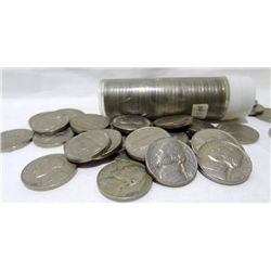 Lot-37 War Silver 1943 Nickels, 40 1949-S Nickels