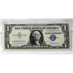 1957 $1 U.S Silver Certificate GEM UNC."Blue Seal"
