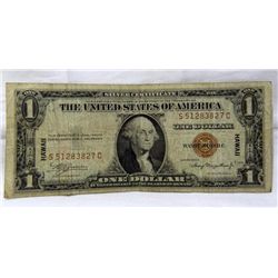 1935-A  $1 Silver Cert. WWII HAWAII "Red Seal"