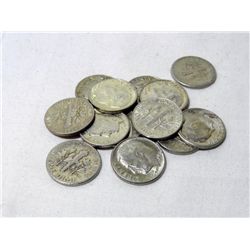(13) Pre1964 Silver Roosevelt Dimes