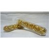 Image 1 : 2 Large Vials 24k Gold Flakes