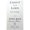 Image 2 : SIGNED-1st Ed.  Anne Rice "Out of Egypt"