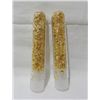 Image 1 : 2 Large Vials 24k Gold Flakes