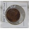 Image 1 : 1851 Large Cent---Very Nice Coin!!