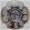 Image 3 : 2004 MO Mexico Pure Silver Bullion NGC MS-66