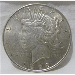 1922 Peace Silver Dollar MS-67 w/Appraisal