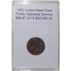 Image 1 : 1863 Indian Head Penny MS-67 w/Appraisal