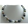 Image 1 : Fine Pearl 12 mm Multicolor Necklace