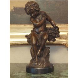 Cupid Cherub Bronze Sculpture