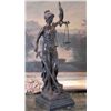 Image 3 : Noble Bronze Sculpture Lady Justice