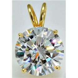 Bianco 8 Carat Round Brilliant Cut Diamond Pendant