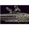Image 6 : A silver mounted flintlock pistol Smooth 15 mm ca