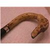 Image 2 : Antique Gutta-percha carved handle Cane