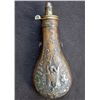 Image 1 : Powder Flask depicting Hunting Dog Scene