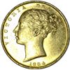 Image 1 : Australia 1884 M Sovereign - Shield Reverse - NGC MS62