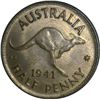 Image 1 : Australia 1941 Halfpenny - NGC MS65 RB