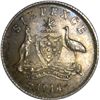 Image 1 : Australia 1914 Sixpence - NGC MS63