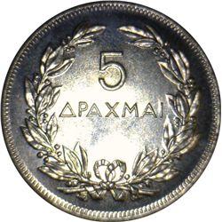 Greece 1930 (5,10 & 20 Drachmai) Proof Set  - NGC PR 66,65,66 (3) - ex Melbourne Mint Museum