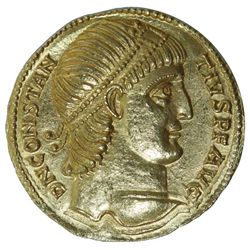 Roman, Italy - Constantius II 337-361 Gold Solidus - UNC