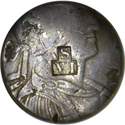 St Vincent 1811 6 Bits - ND 1811-14 - Host gFine, C/S aUnc