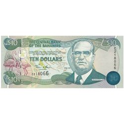 Bahamas 2000 10 Dollars - UNC