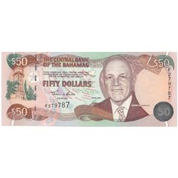 Bahamas 2000 50 Dollars - aUNC