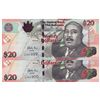 Image 1 : Bahamas 2006 20 Dollars Pair - UNC (2)