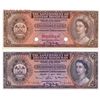 Image 1 : British Honduras1965 2 Dollars  - 'Brown  Colour Trial' with 'Purple' Circulation Issue - UNC (2)