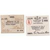 Image 1 : Cocos Keeling Islands 1879 1/4 Rupee (Issued) & 1902 1/4 Rupee (Unissued) - UNC (2)