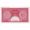 Image 2 : Cyprus 1955 5 Pound - 'Red Colour Trial' - UNC with gripper on left edge .