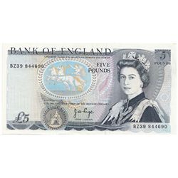 England 1973 5 Pound - aUNC